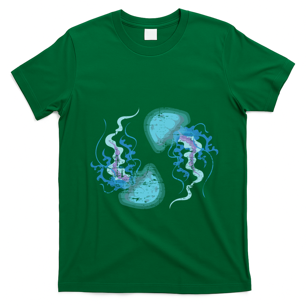 Ocean Animal Zoo Keeper Gift Sea Creature Animal Jellyfish Gift T-Shirt - Irish Green