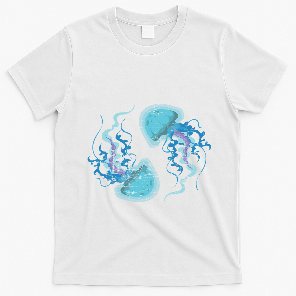 Ocean Animal Zoo Keeper Gift Sea Creature Animal Jellyfish Gift T-Shirt - White