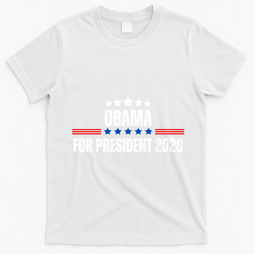 Obama For President 2028 T-Shirt - White