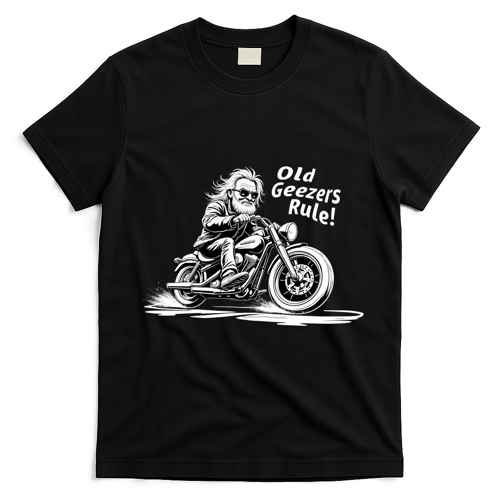 Old Geezers Rule! T-Shirt - Black