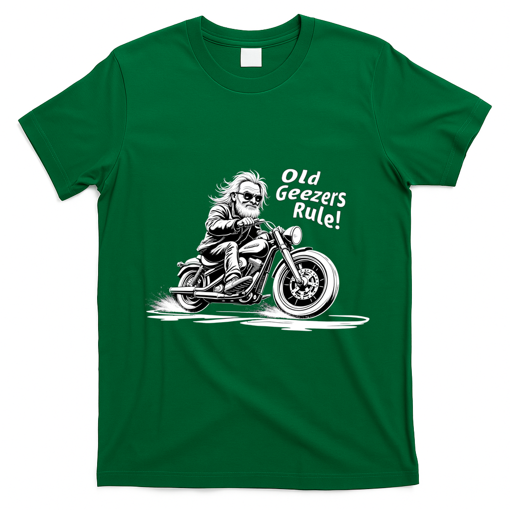 Old Geezers Rule! T-Shirt - Irish Green