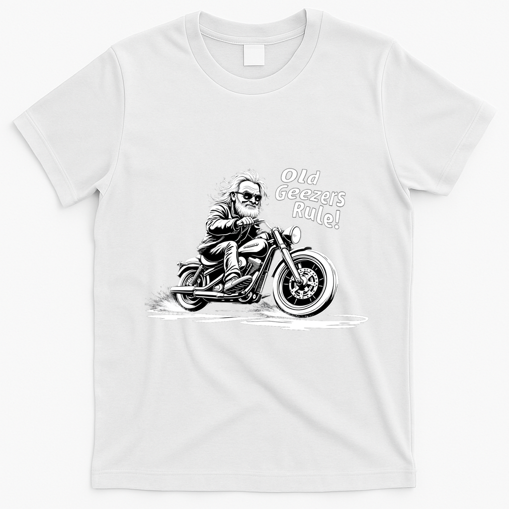 Old Geezers Rule! T-Shirt - White