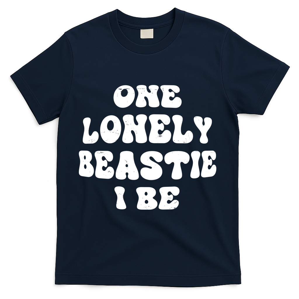 One Lonely Beastie I Be Hip-Hop T-Shirt - Navy