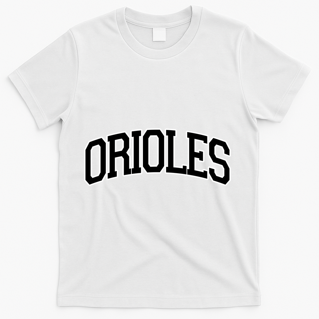 Oriole Name Vintage T-Shirt - White