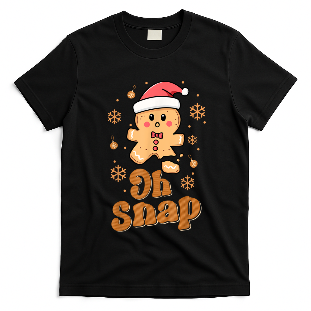 Oh Snap T-Shirt - Black
