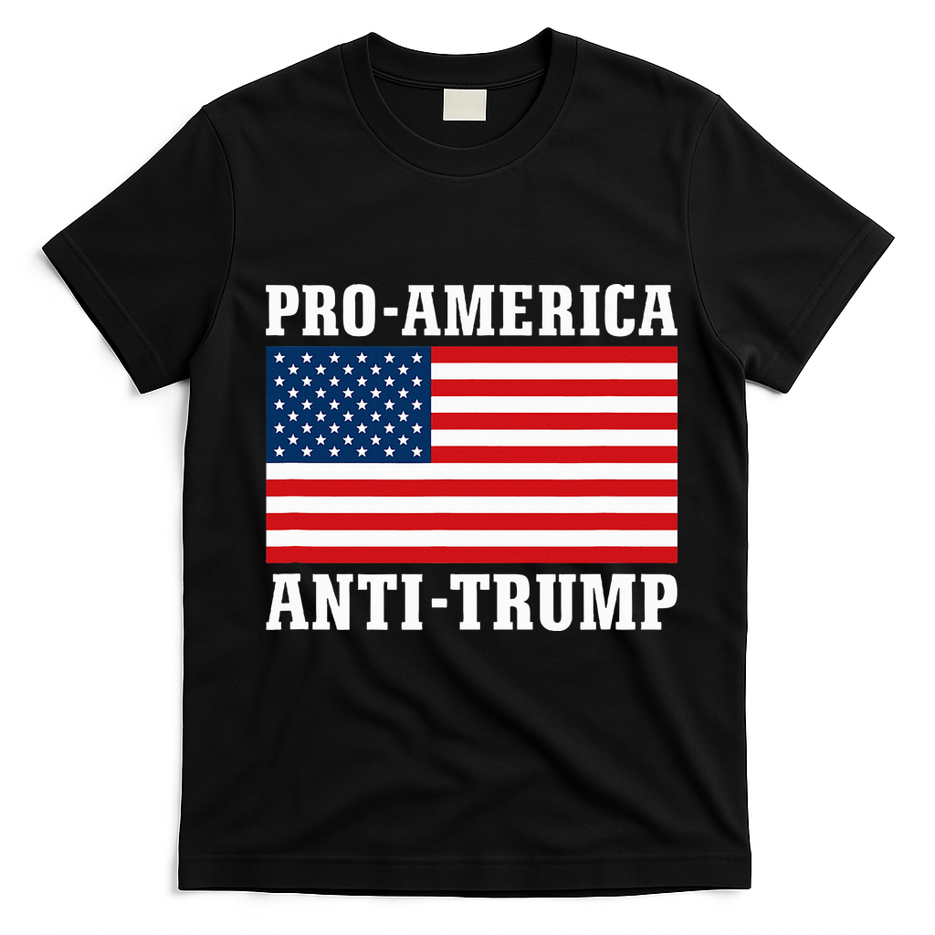 Pro America Anti Trump T-Shirt - Black