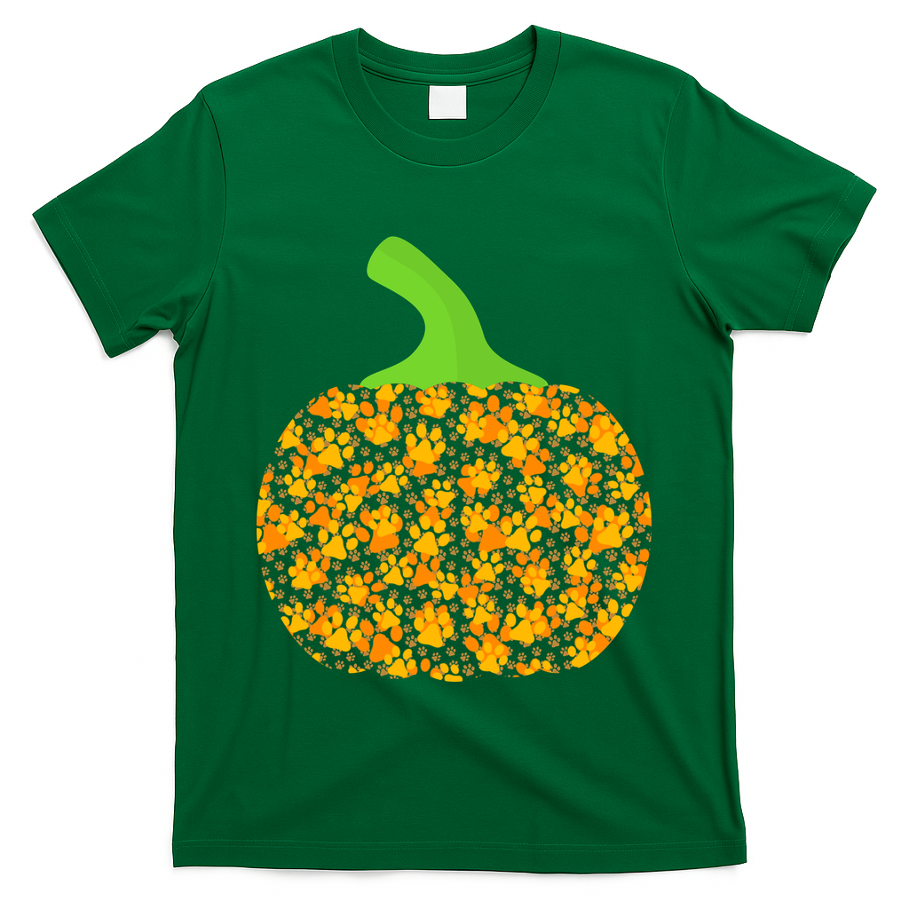 Paw Print Pumpkin T-Shirt