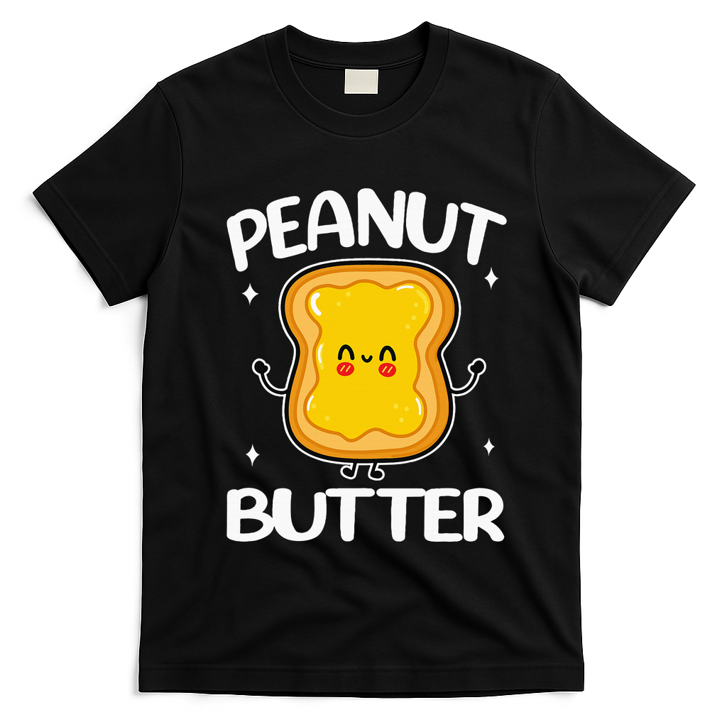 Peanut Butter And Jelly Halloween Costumes Couple Matching T-Shirt - Black