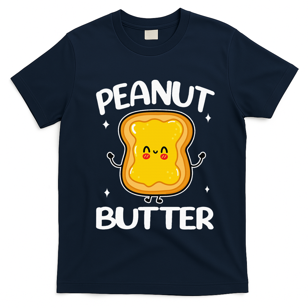 Peanut Butter And Jelly Halloween Costumes Couple Matching T-Shirt - Navy Blue