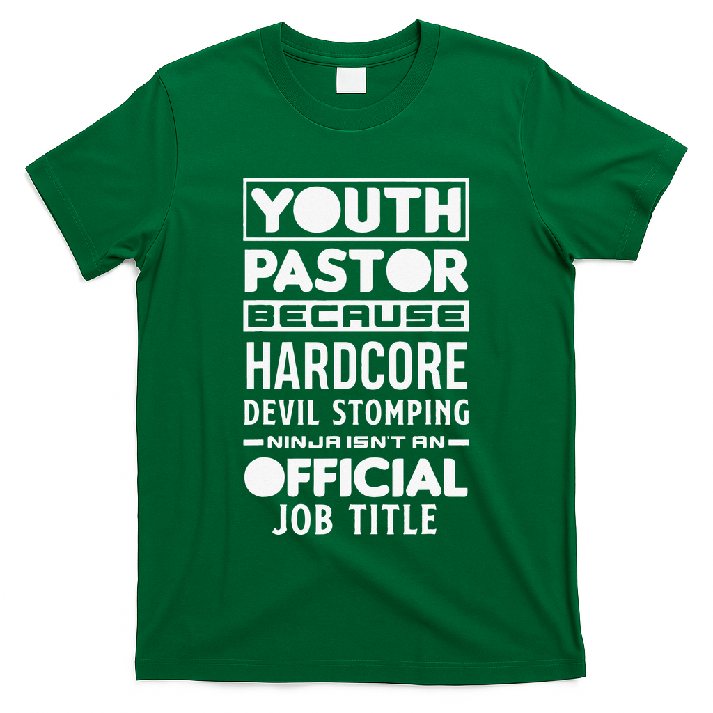 Pastor Because Devil Stomping Ninja Funny T-Shirt