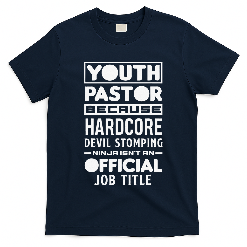 Pastor Because Devil Stomping Ninja Funny T-Shirt