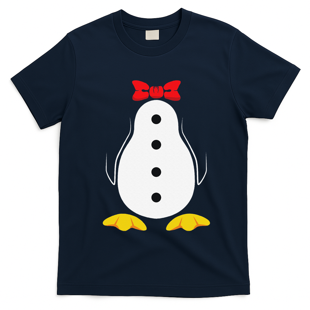 Penguin Costume Tuxedo Halloween Gift For T-Shirt - Navy Blue