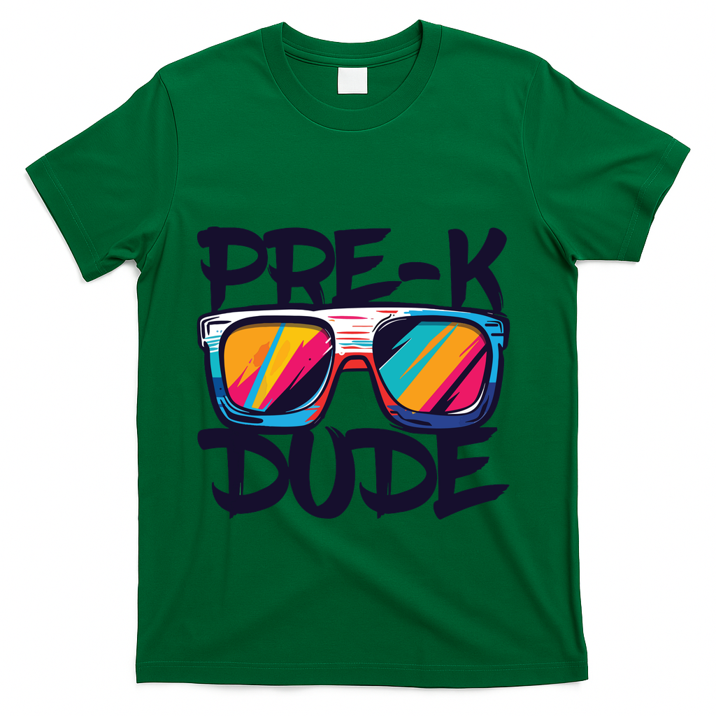 Prek Dude Back To School Prek Boy Girl T-Shirt - Green