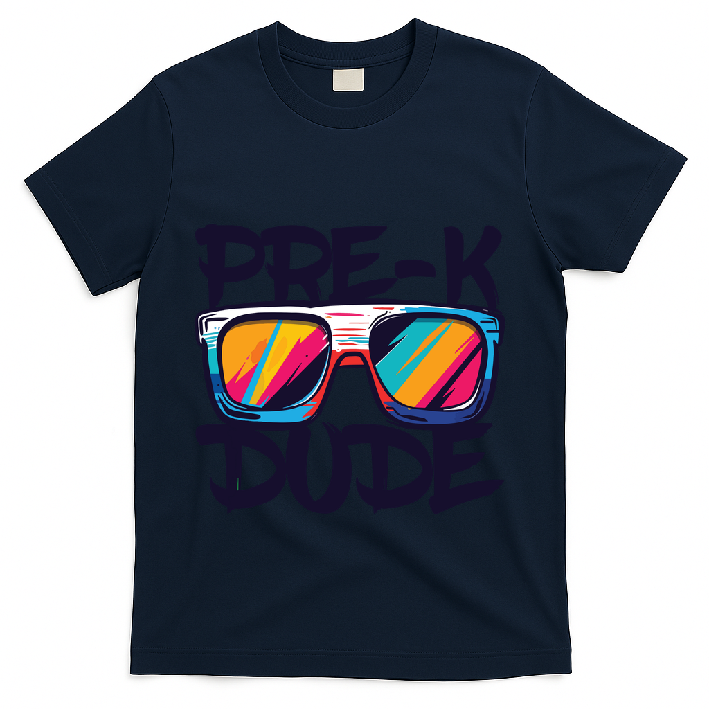 Prek Dude Back To School Prek Boy Girl T-Shirt - Navy