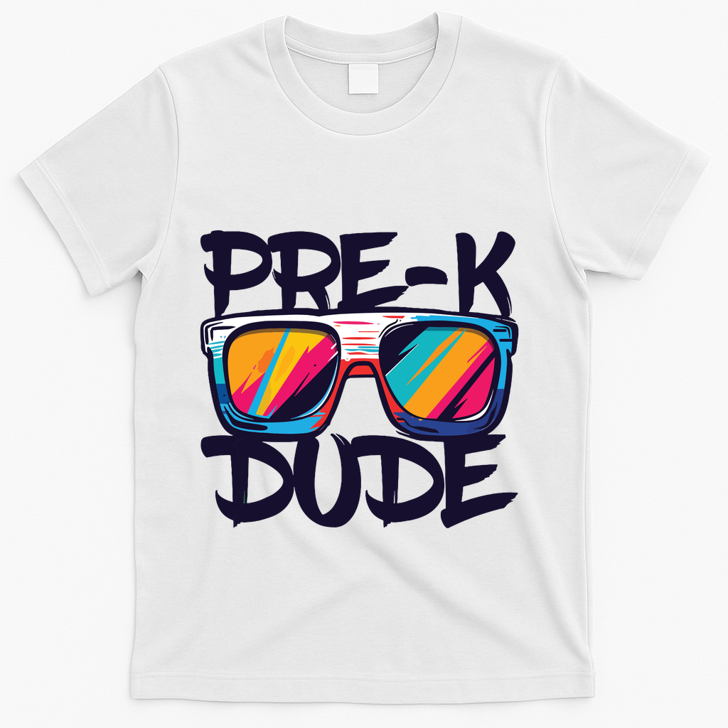 Prek Dude Back To School Prek Boy Girl T-Shirt - White