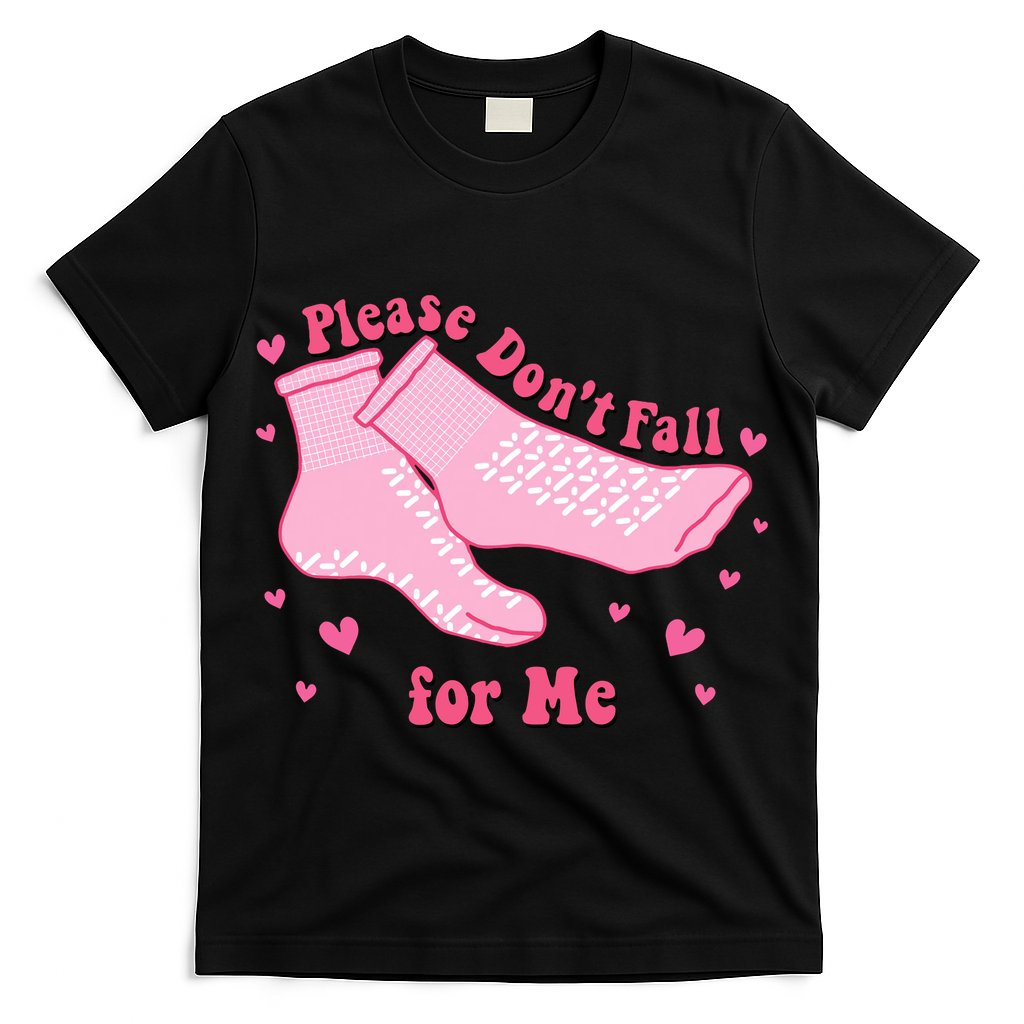 Please Dont Fall For Me Funny Nurse Valentine T-Shirt