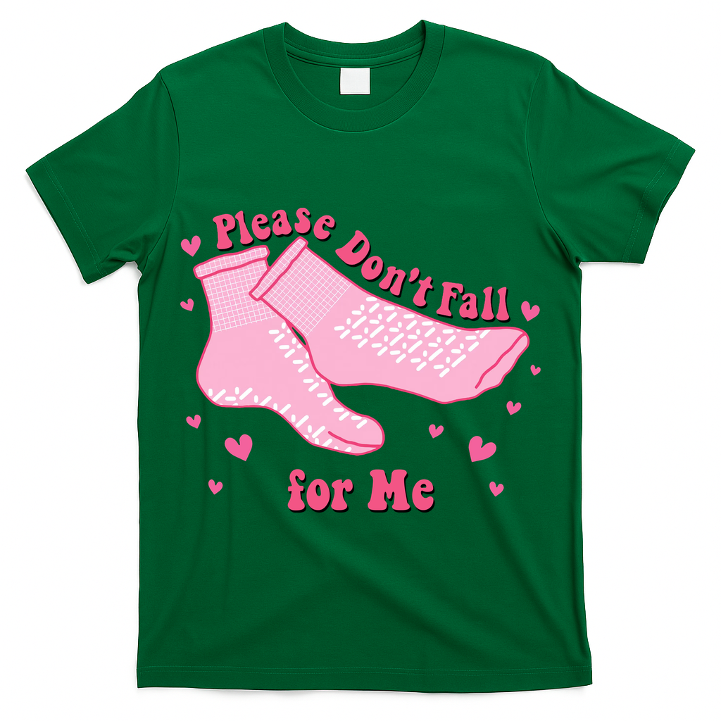 Please Dont Fall For Me Funny Nurse Valentine T-Shirt