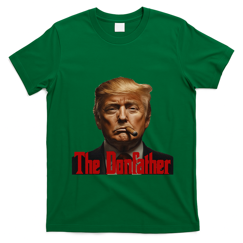 President Donald Trump The Don Father Funny T-Shirt - Irish Green