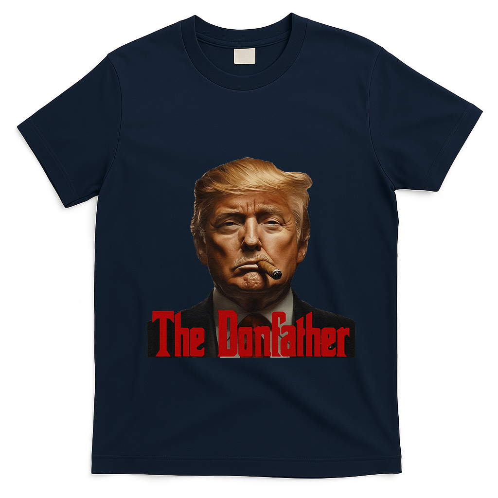 President Donald Trump The Don Father Funny T-Shirt - Navy Blue