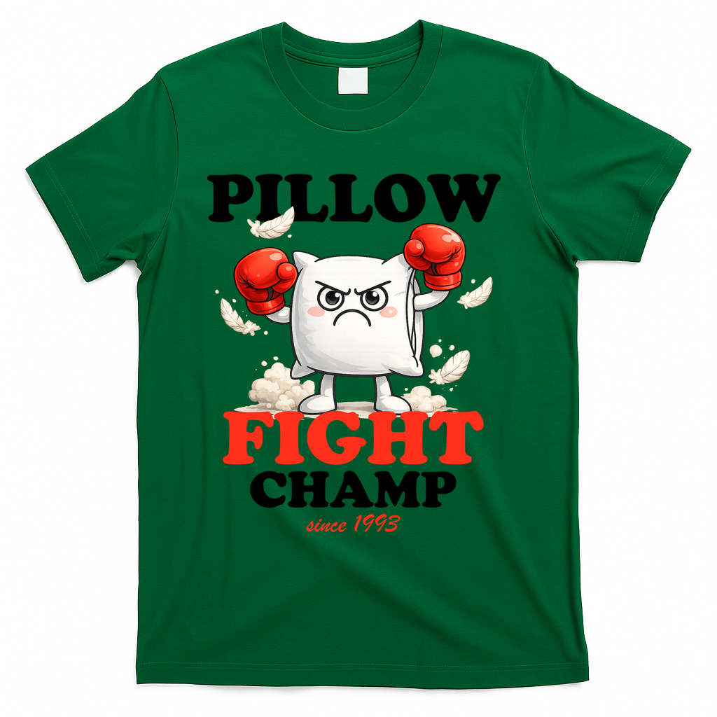 Pillow Fight Champ T-Shirt - Green