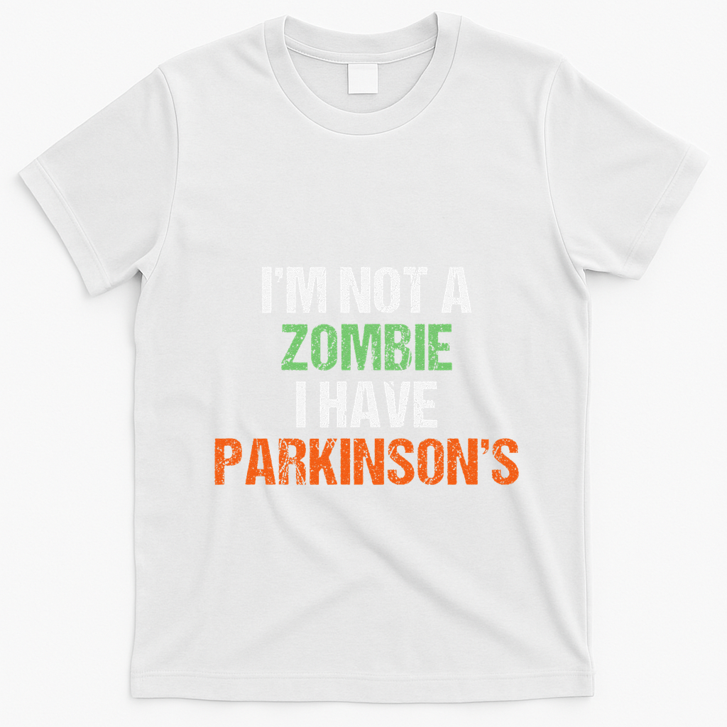 Parkinsons Funny Halloween Costume Funny Funny Parkinson Gifts T-Shirt - White
