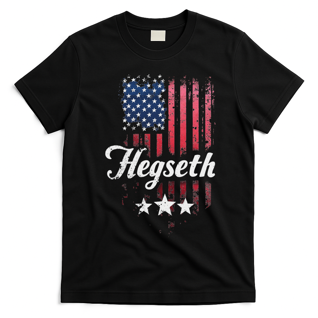 Pete Hegseth Secretary Of Defense Trump Pick Maga Support T-Shirt - Black