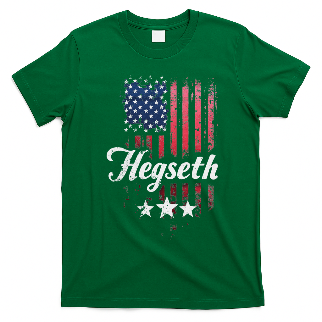 Pete Hegseth Secretary Of Defense Trump Pick Maga Support T-Shirt - Irish Green