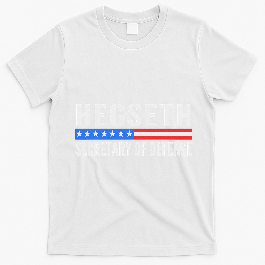 Pete Hegseth Secretary Of Defense T-Shirt - White