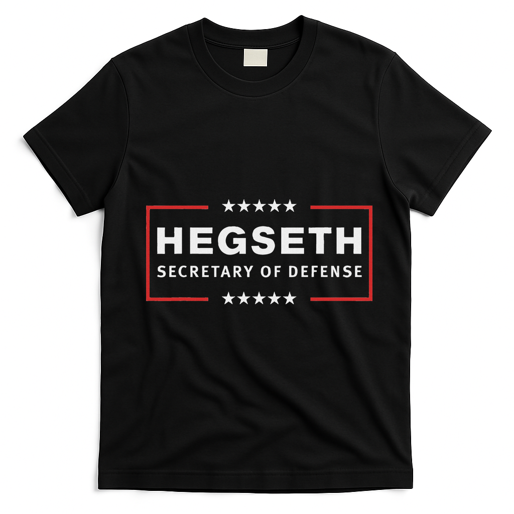 Pete Hegseth Secretary Of Defense Trump Pick Maga T-Shirt - Black