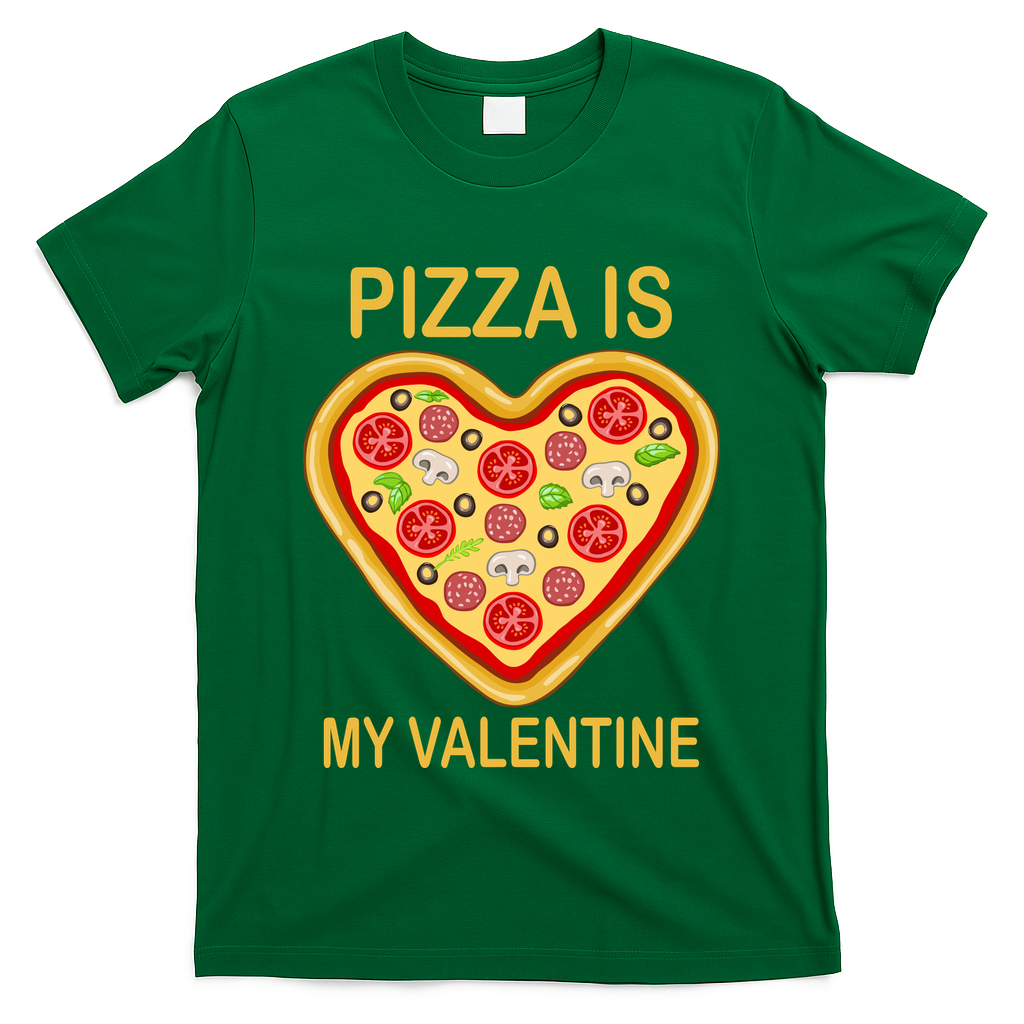 Pizza Is My Valentine Funny Pizza Lover T-Shirt