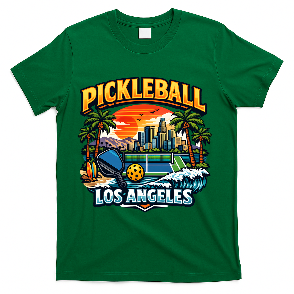 Pickleball Los Angeles T-Shirt - Green