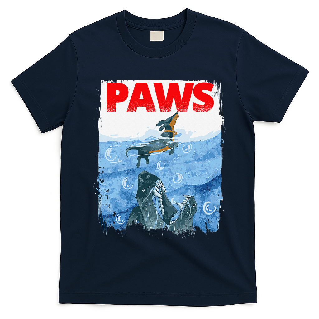 Paws Paw Dachshund Dog Retro T-Shirt