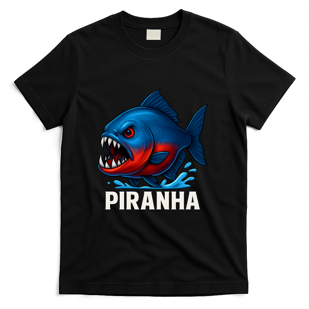 Piranha T-Shirt - Black