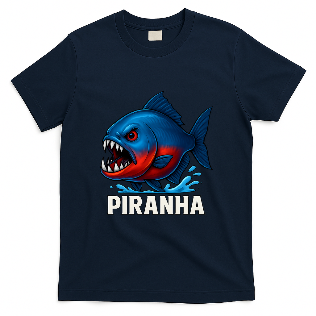 Piranha T-Shirt - Navy