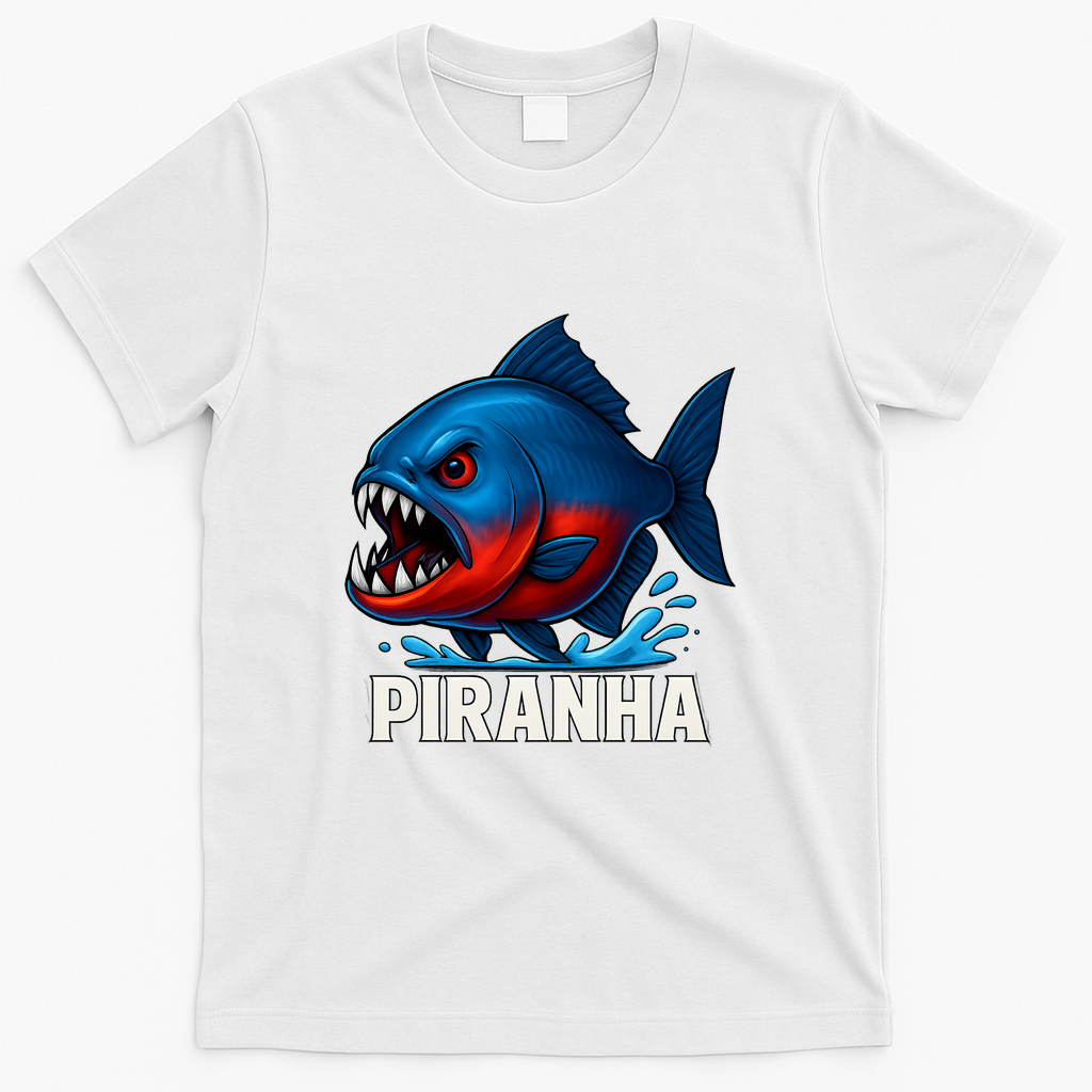 Piranha T-Shirt - White