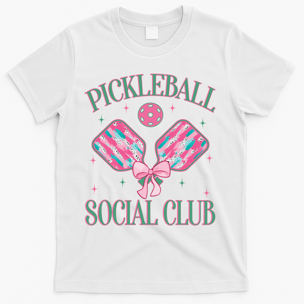Pickleball Social Club T-Shirt - White