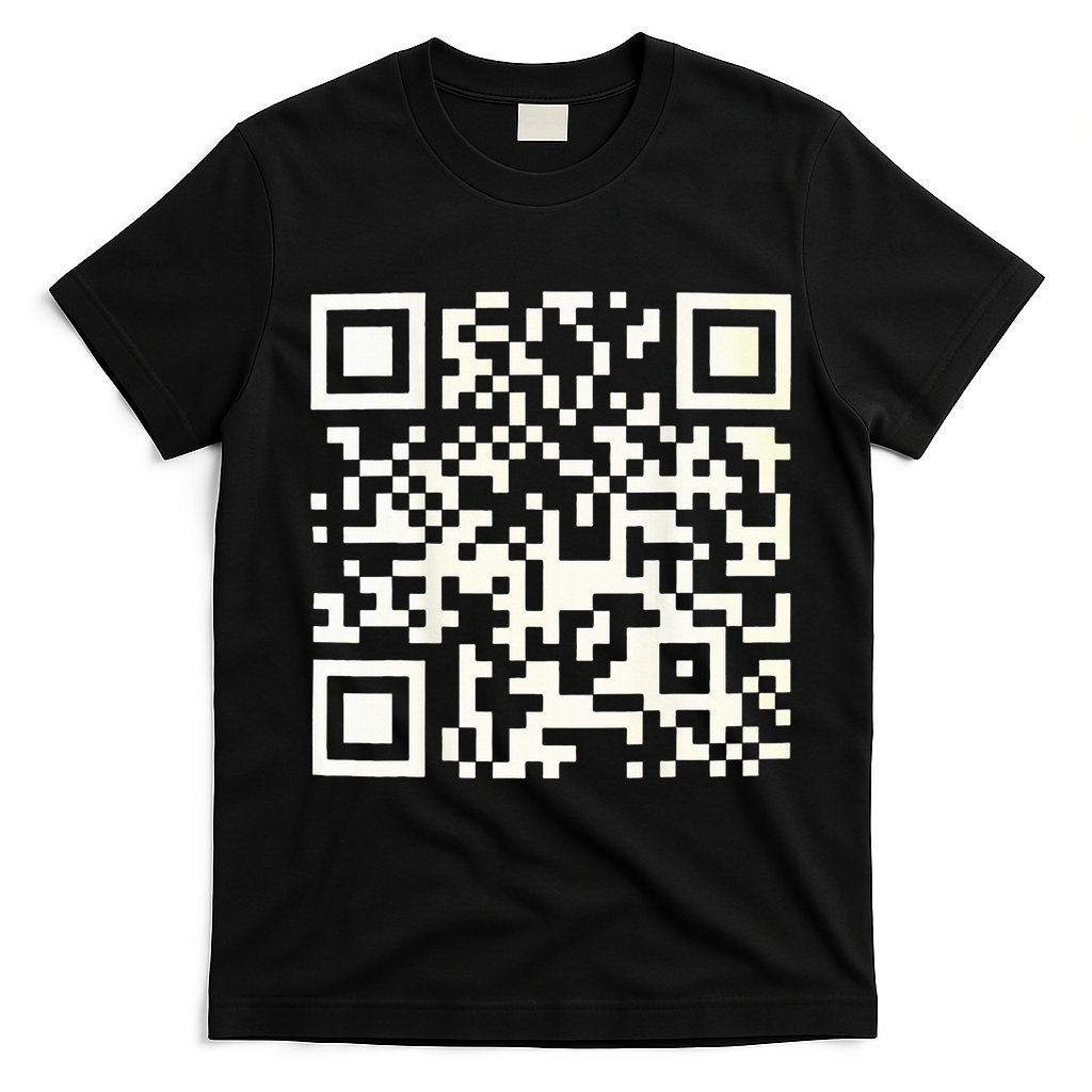 Qr President Trump 4547 Dancing Code T-Shirt - Black