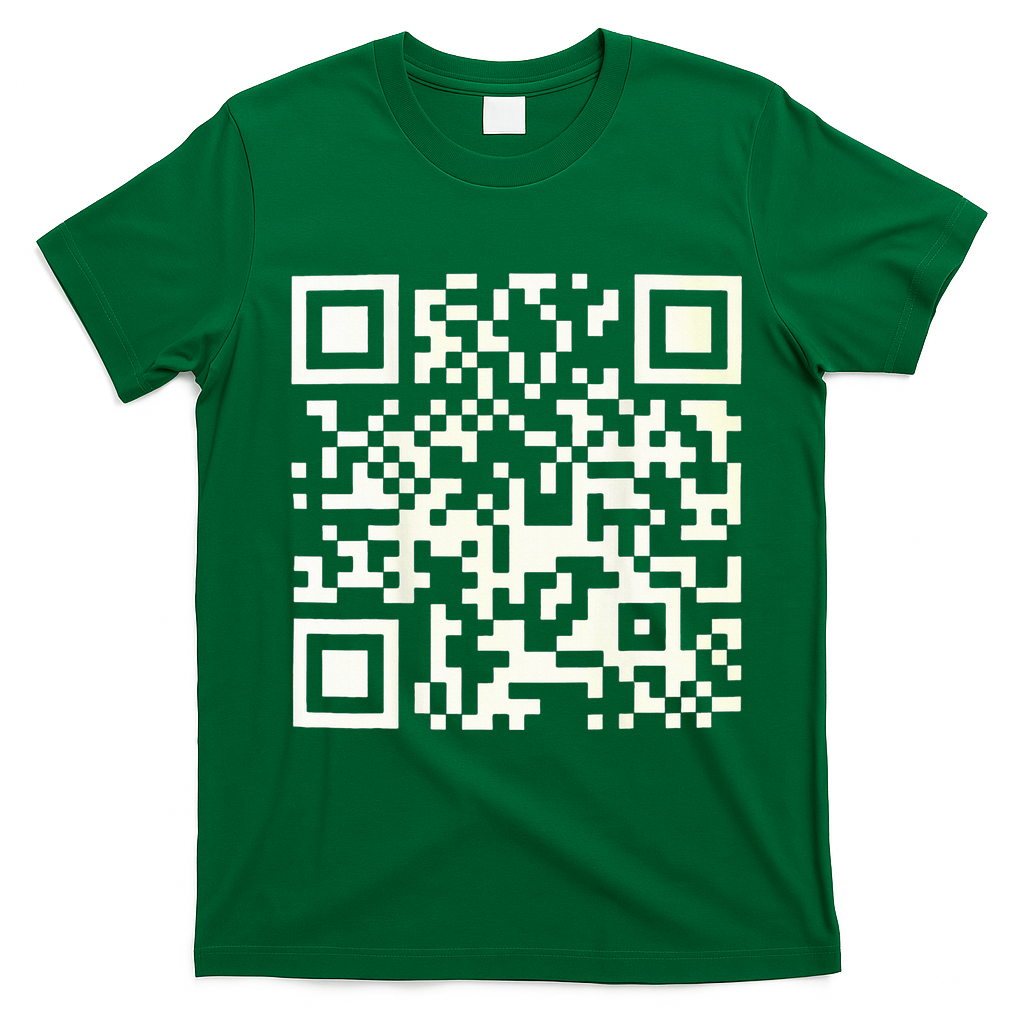 Qr President Trump 4547 Dancing Code T-Shirt - Irish Green
