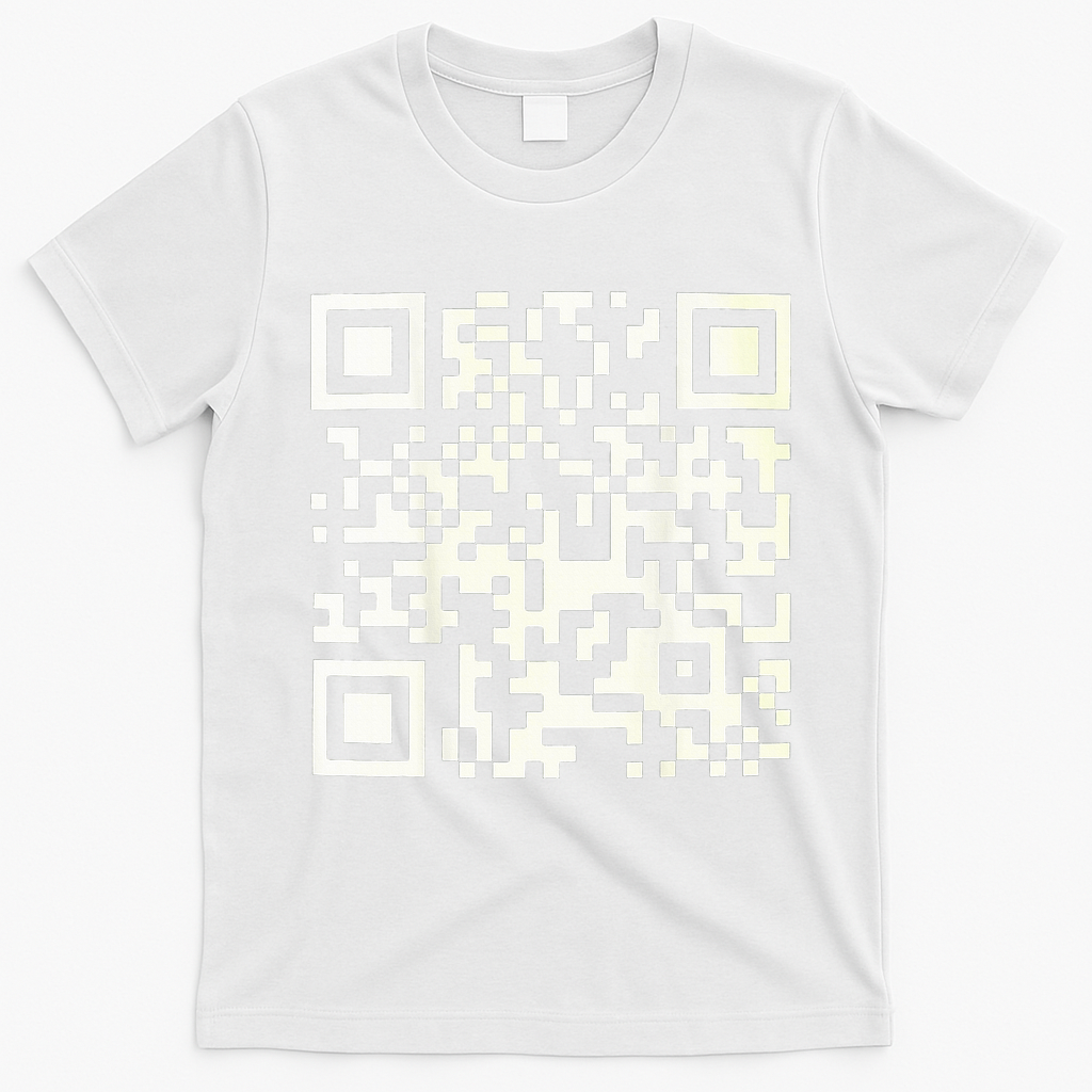 Qr President Trump 4547 Dancing Code T-Shirt - White
