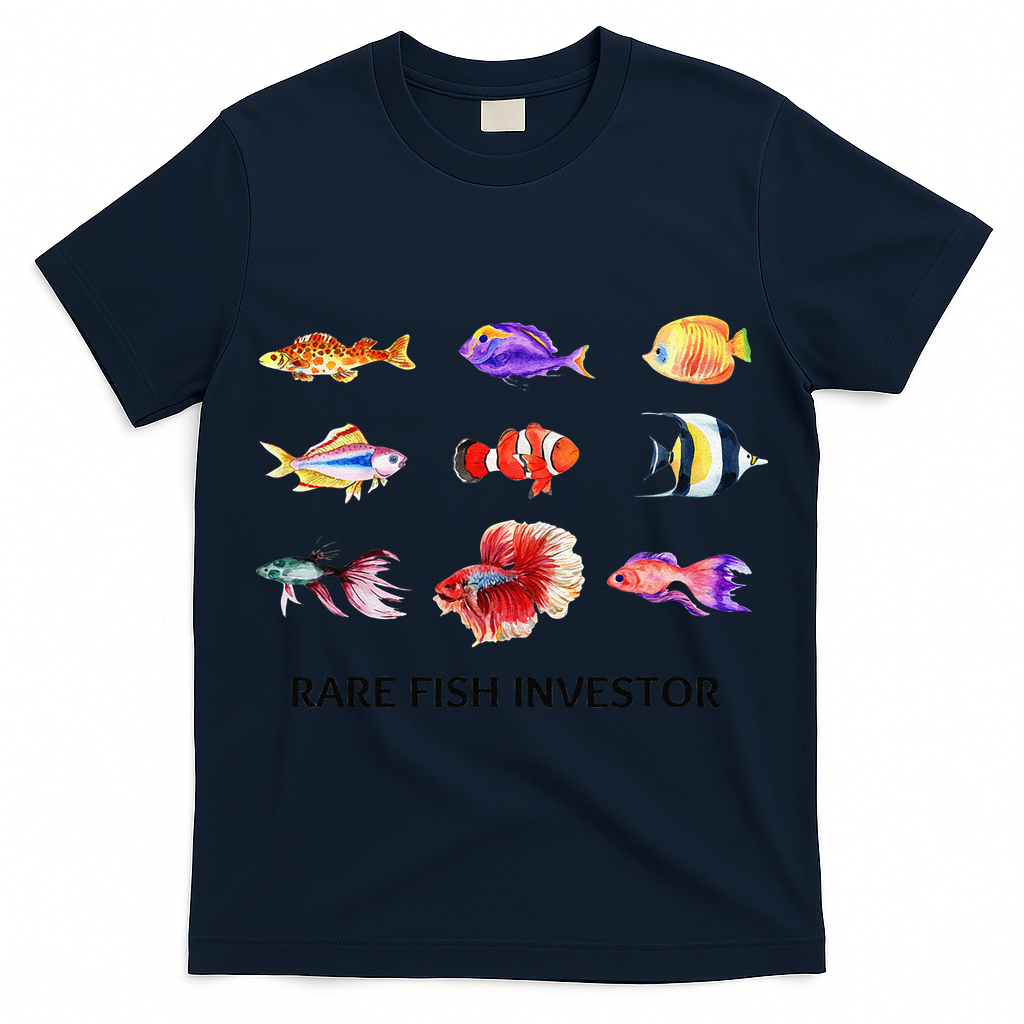 Rare Fish Investor Funny Fishing Season T-Shirt