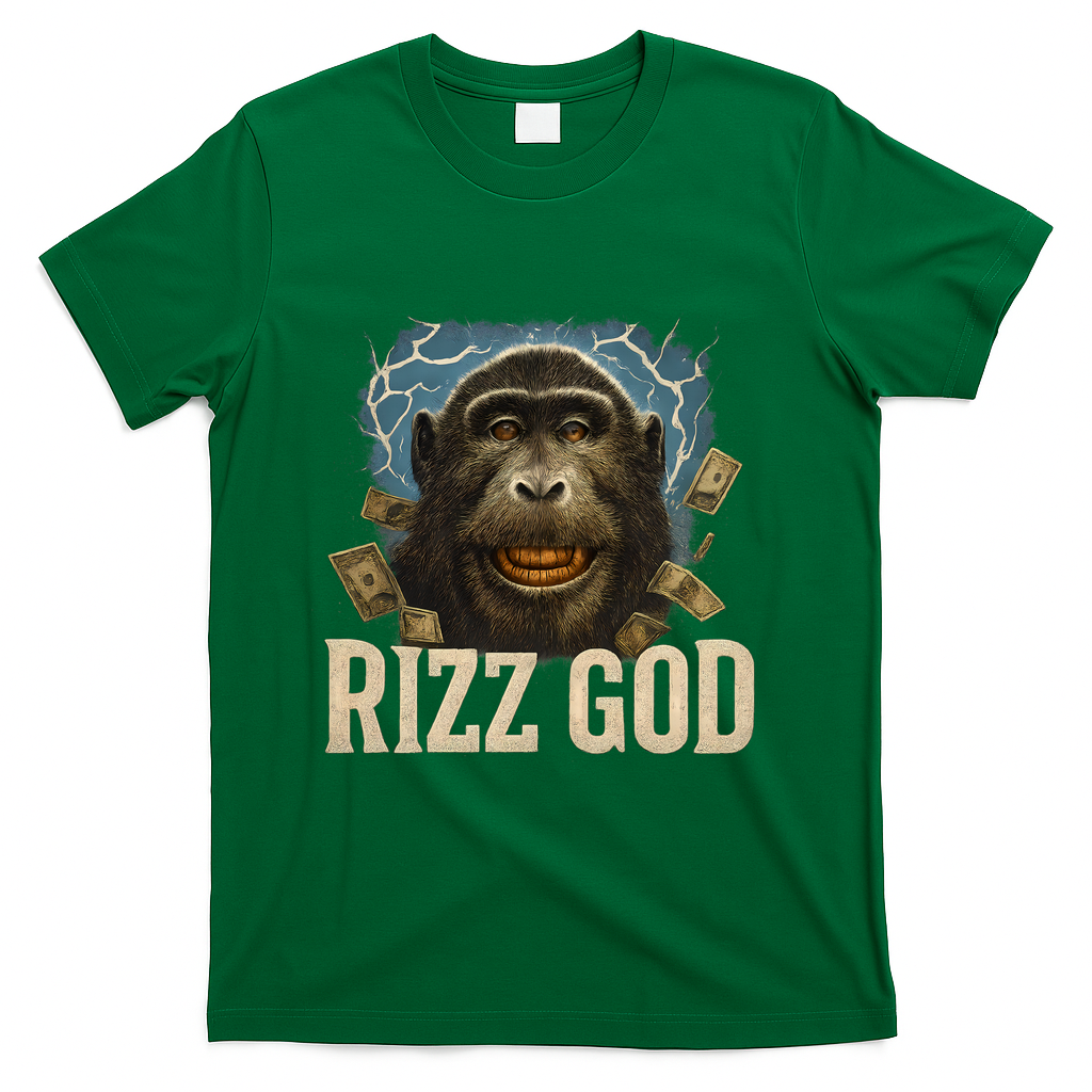 Rizz God T-Shirt - Green