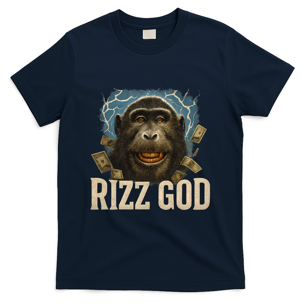 Rizz God T-Shirt - Navy