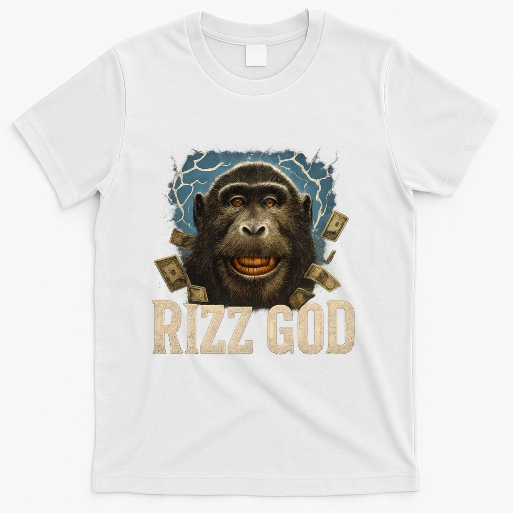 Rizz God T-Shirt - White