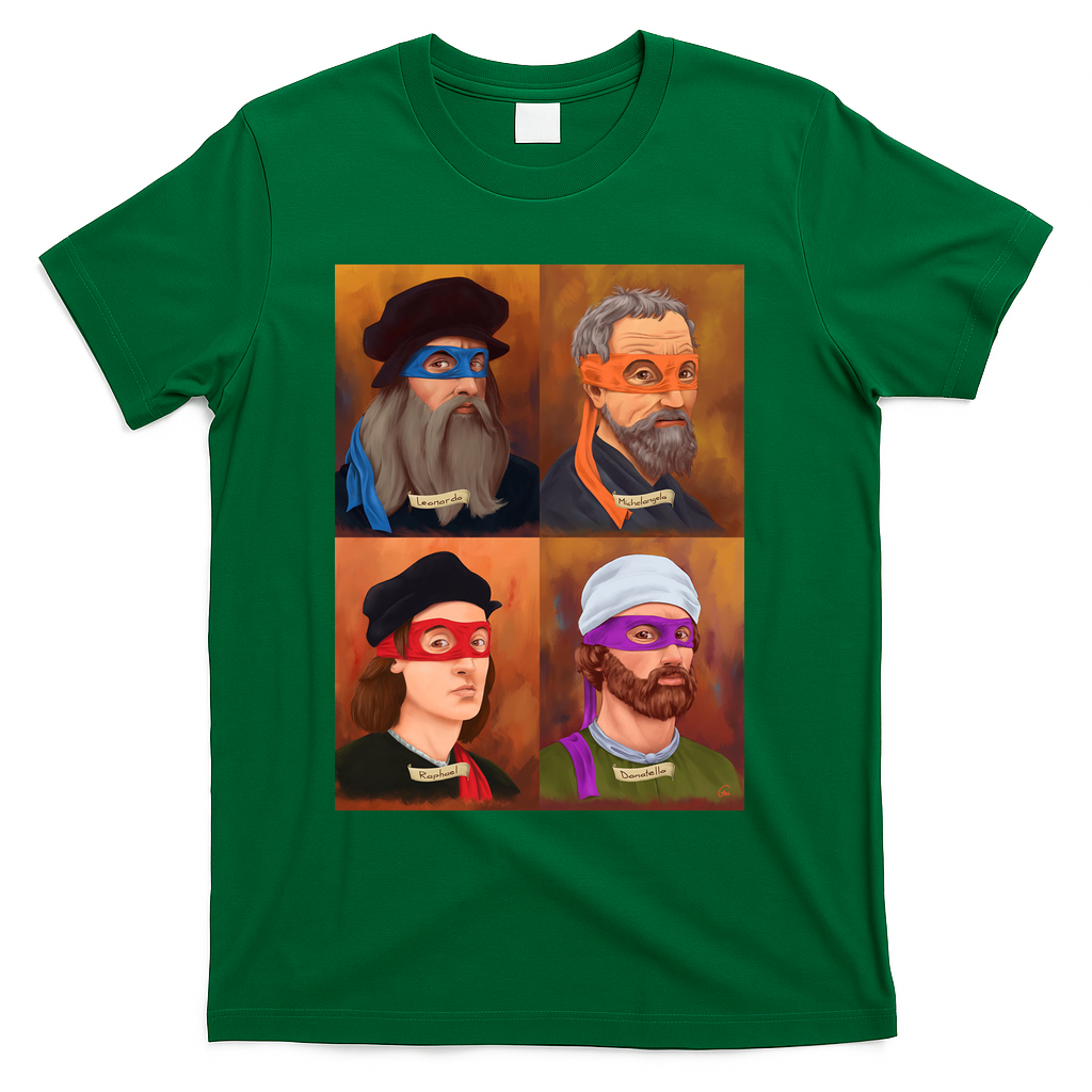 Renaissance Ninjas T-Shirt - Green