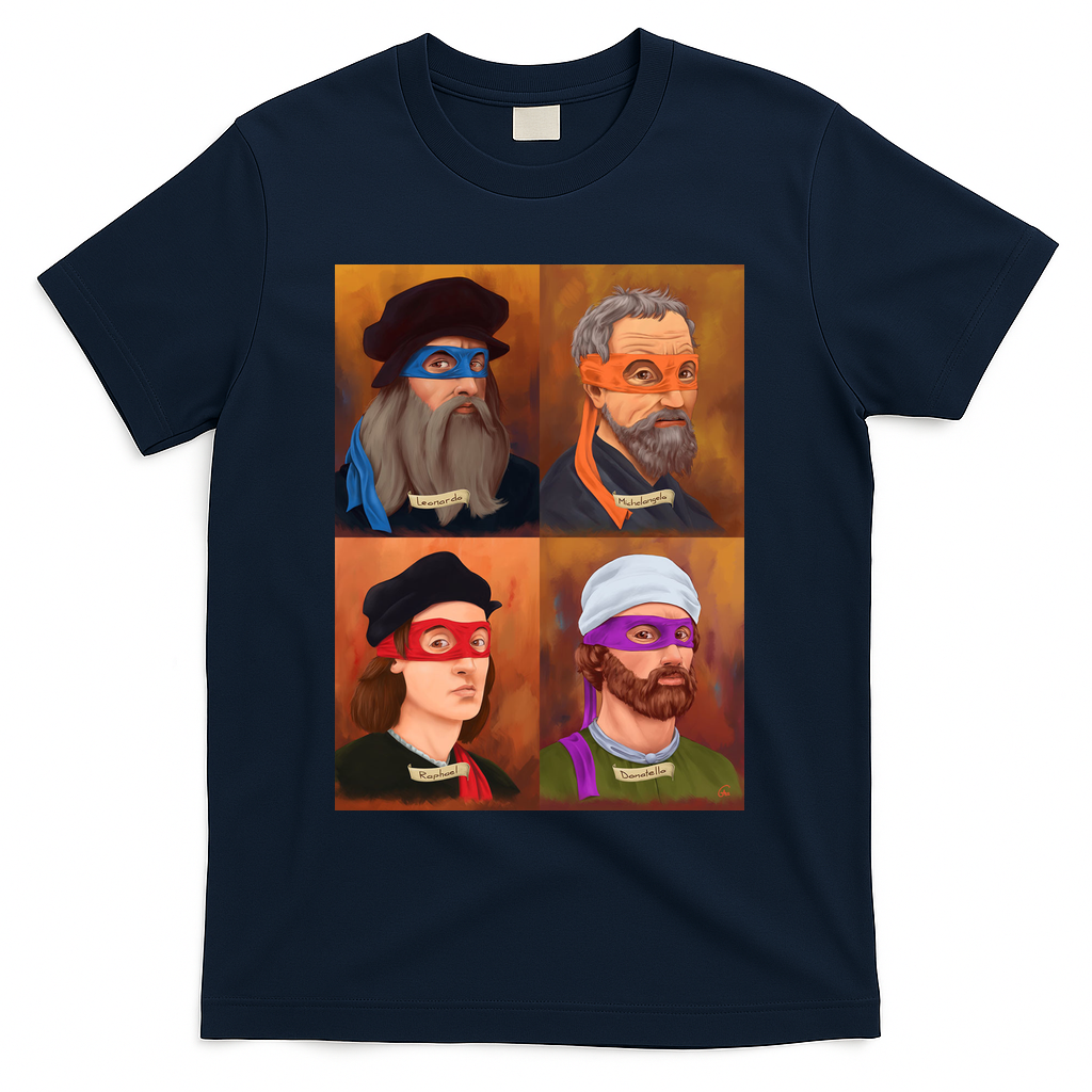 Renaissance Ninjas T-Shirt - Navy