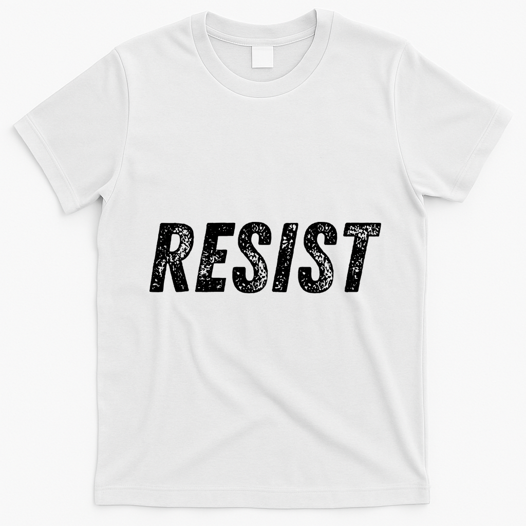 Resist Political T-Shirt - White