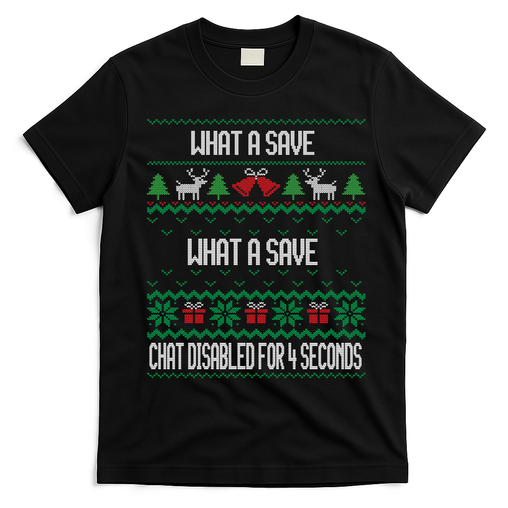 Retro Rocket Soccer Game What A Save Chat Disabled Vintage T-Shirt - Black