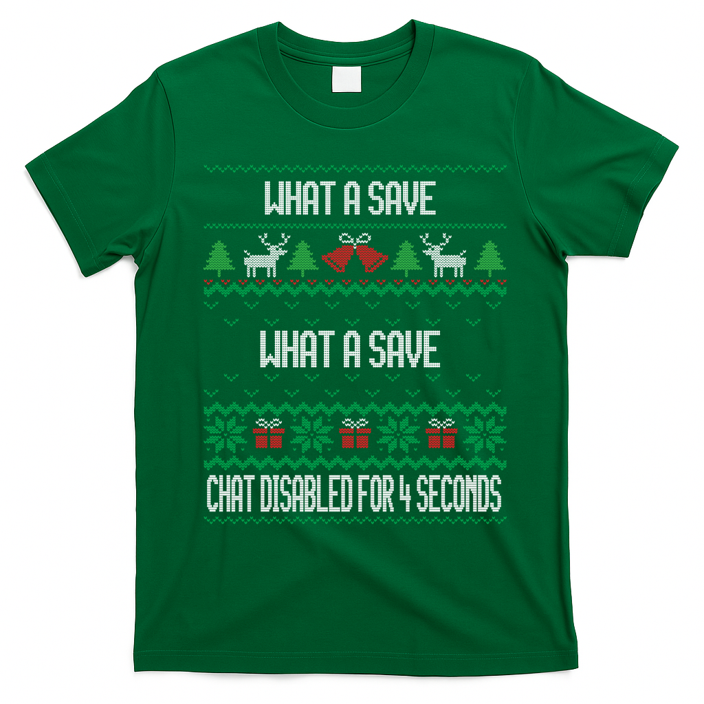 Retro Rocket Soccer Game What A Save Chat Disabled Vintage T-Shirt - Irish Green