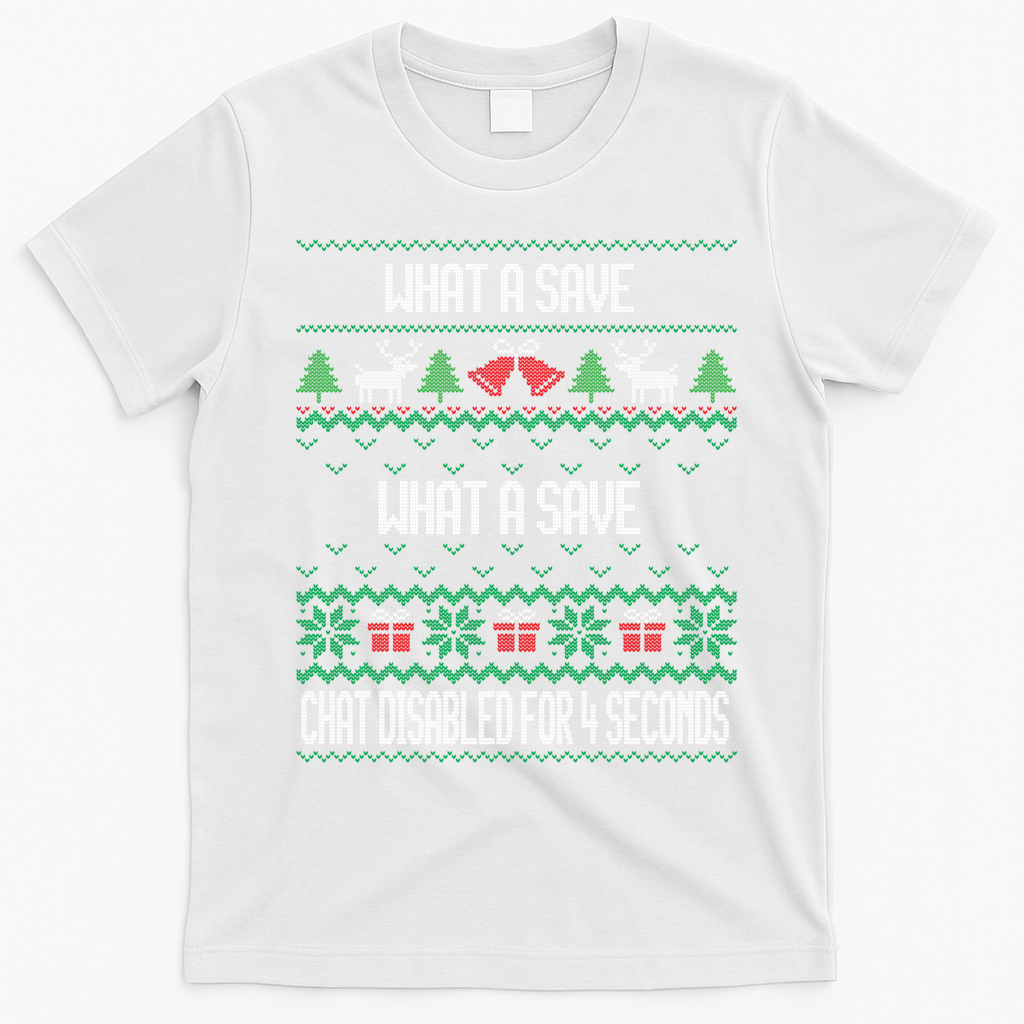 Retro Rocket Soccer Game What A Save Chat Disabled Vintage T-Shirt - White