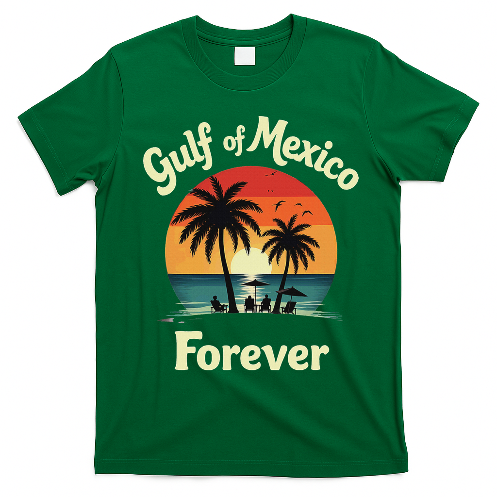 Resist Trump Gulf Of Mexico Forever T-Shirt - Irish Green